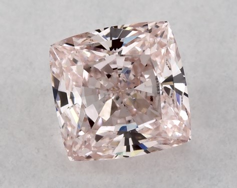 IGI 0.48 Carat Fancy Intense Pink-VS2 Cushion Modified Cut Lab-Grown Diamond